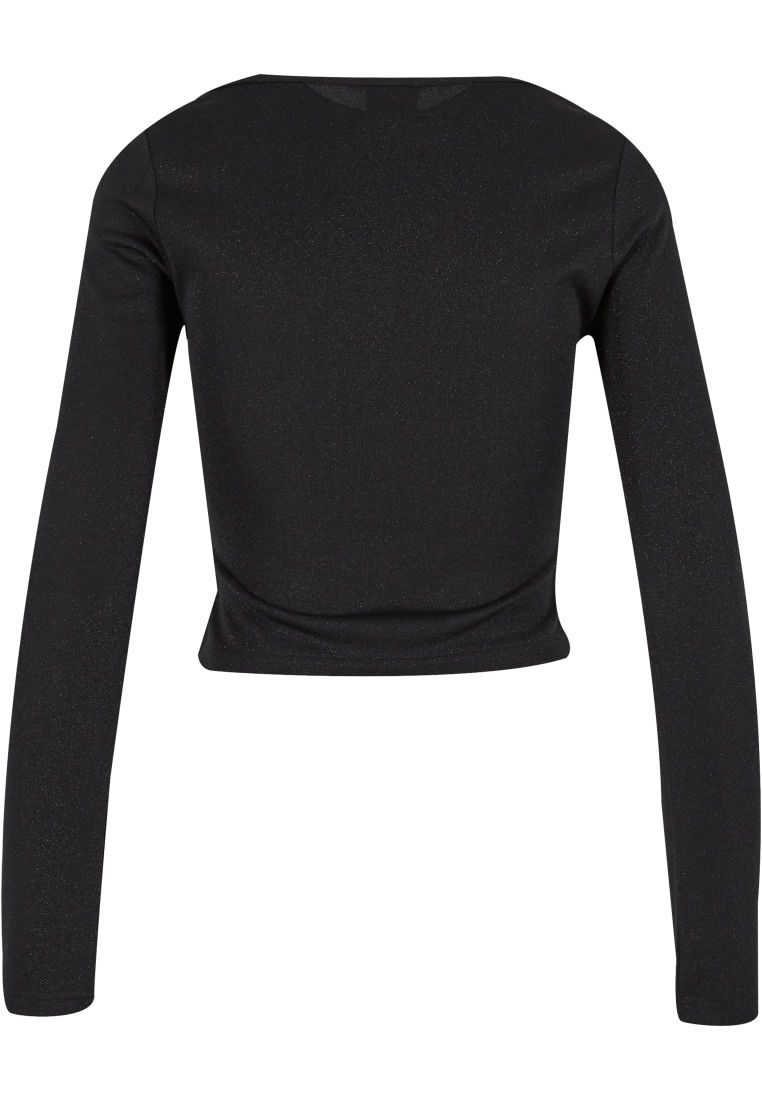 Ladies Glitter Square Neck Longsleeve - - TTUTB6996 - 10