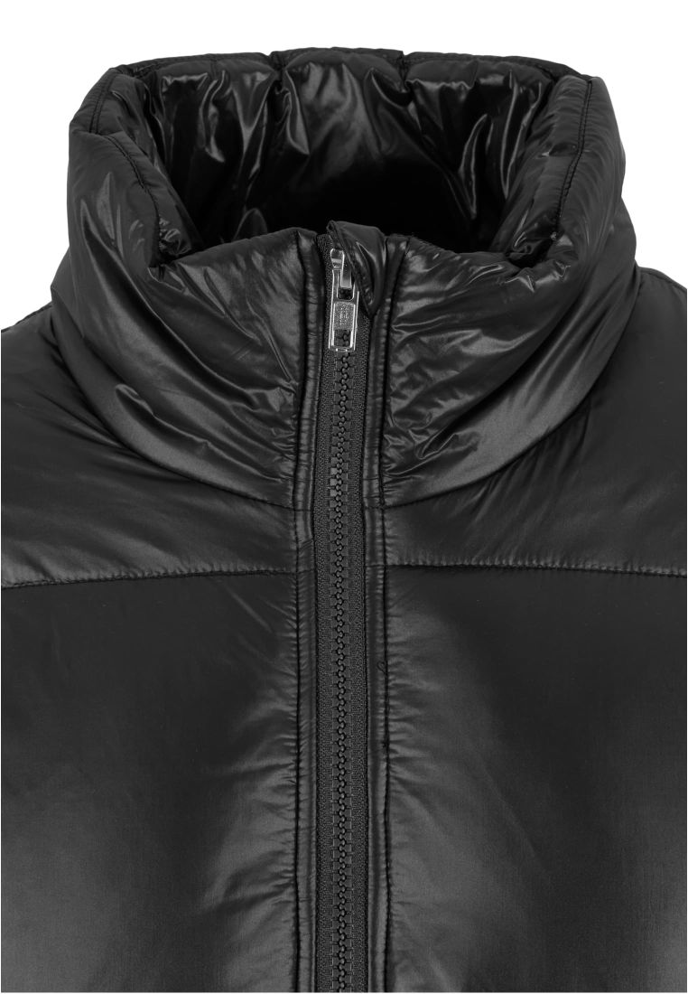 Ladies Recycled Short Shiny Puffer Jacke -  - TTUTB7003 - 39