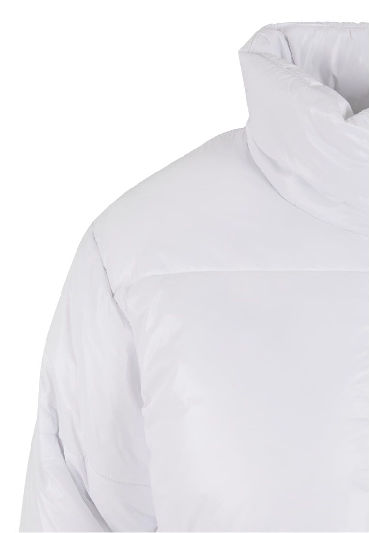 Ladies Recycled Short Shiny Puffer Jacke -  - TTUTB7003 - 11