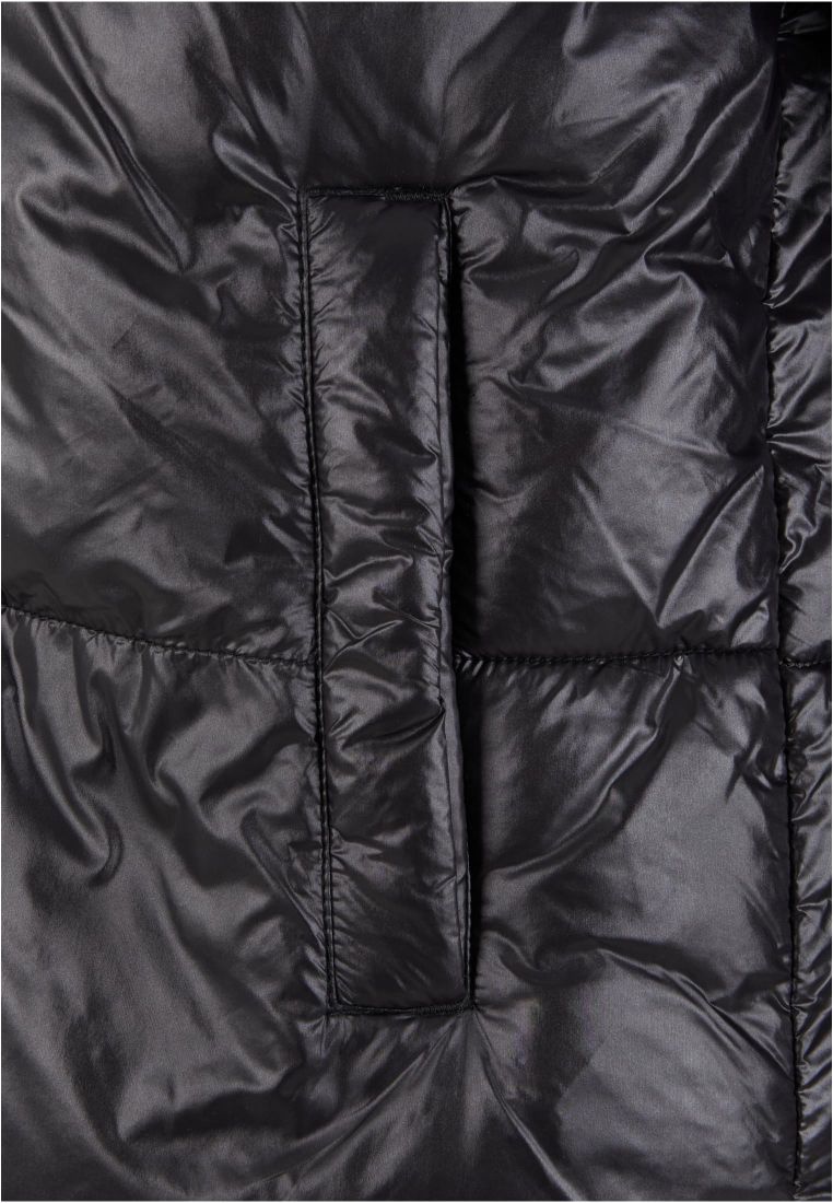 Ladies Recycled Short Shiny Puffer Jacke -  - TTUTB7003 - 41