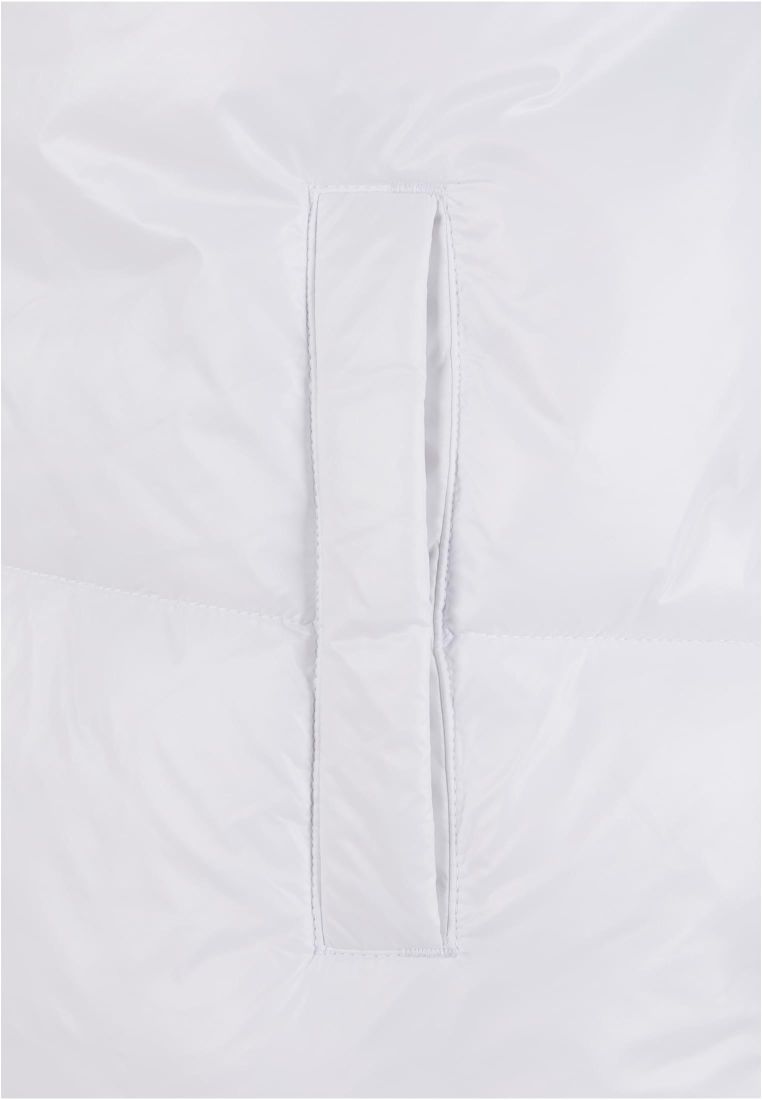 Ladies Recycled Short Shiny Puffer Jacke -  - TTUTB7003 - 15