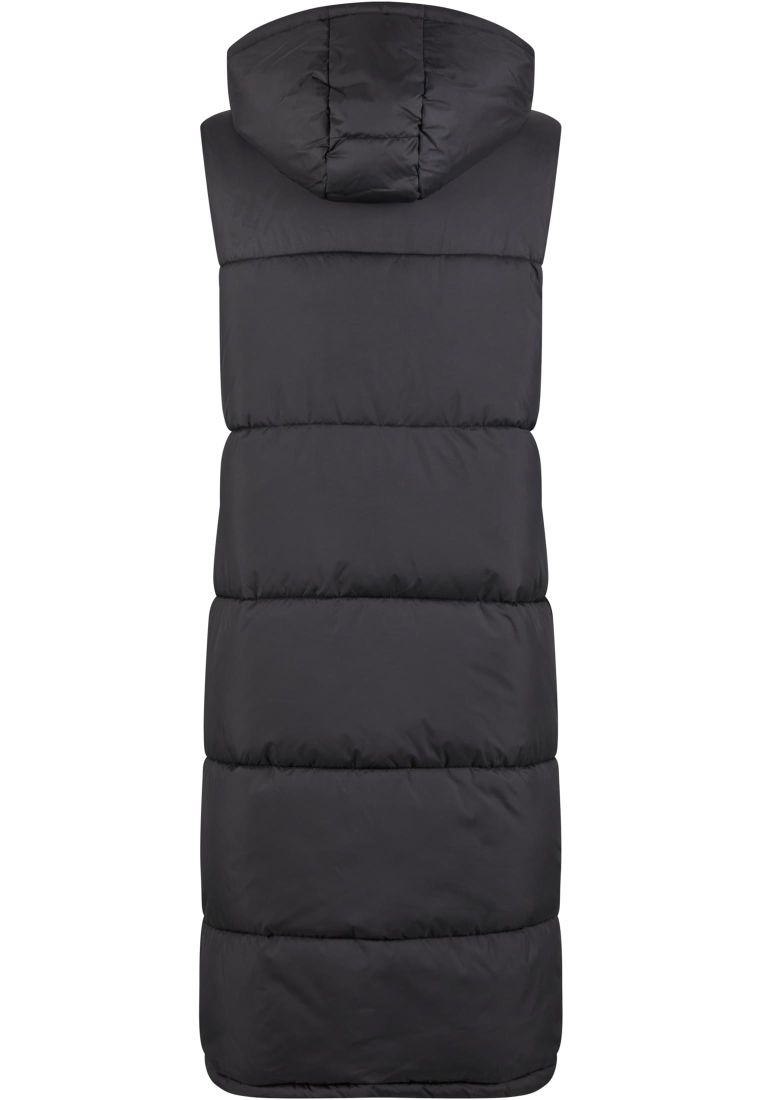 Ladies Long Hooded Puffer Vest - - TTUTB7007 - 38