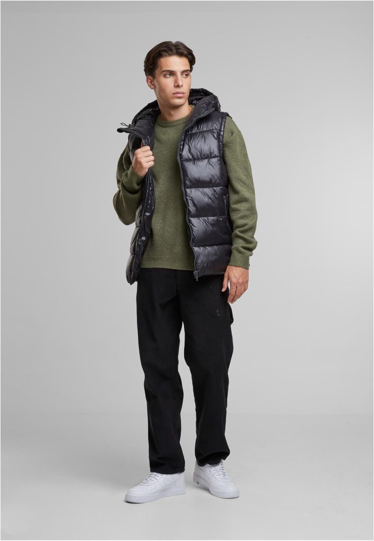 Recycled Hooded Puffer Vest -  - TTUTB7013 - 5