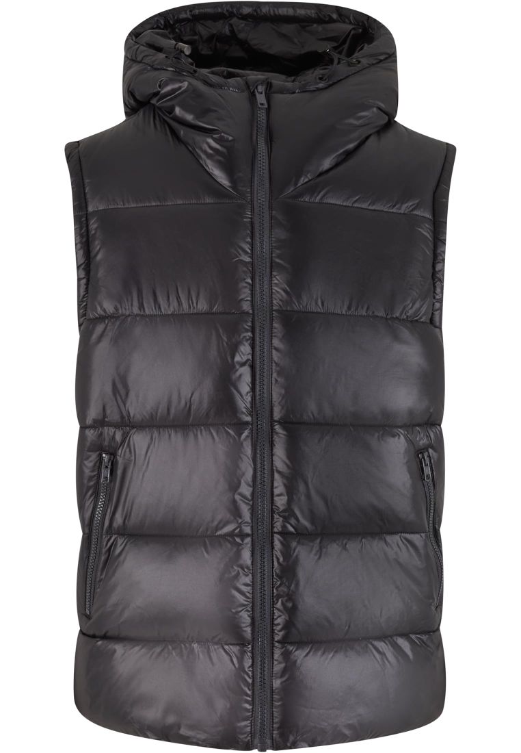 Recycled Hooded Puffer Vest -  - TTUTB7013 - 6