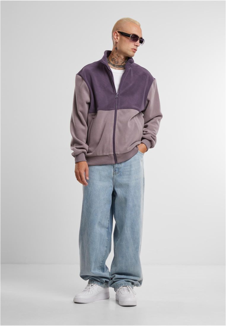 Colour Block Polar Fleece Jacket - - TTUTB7016 - 758