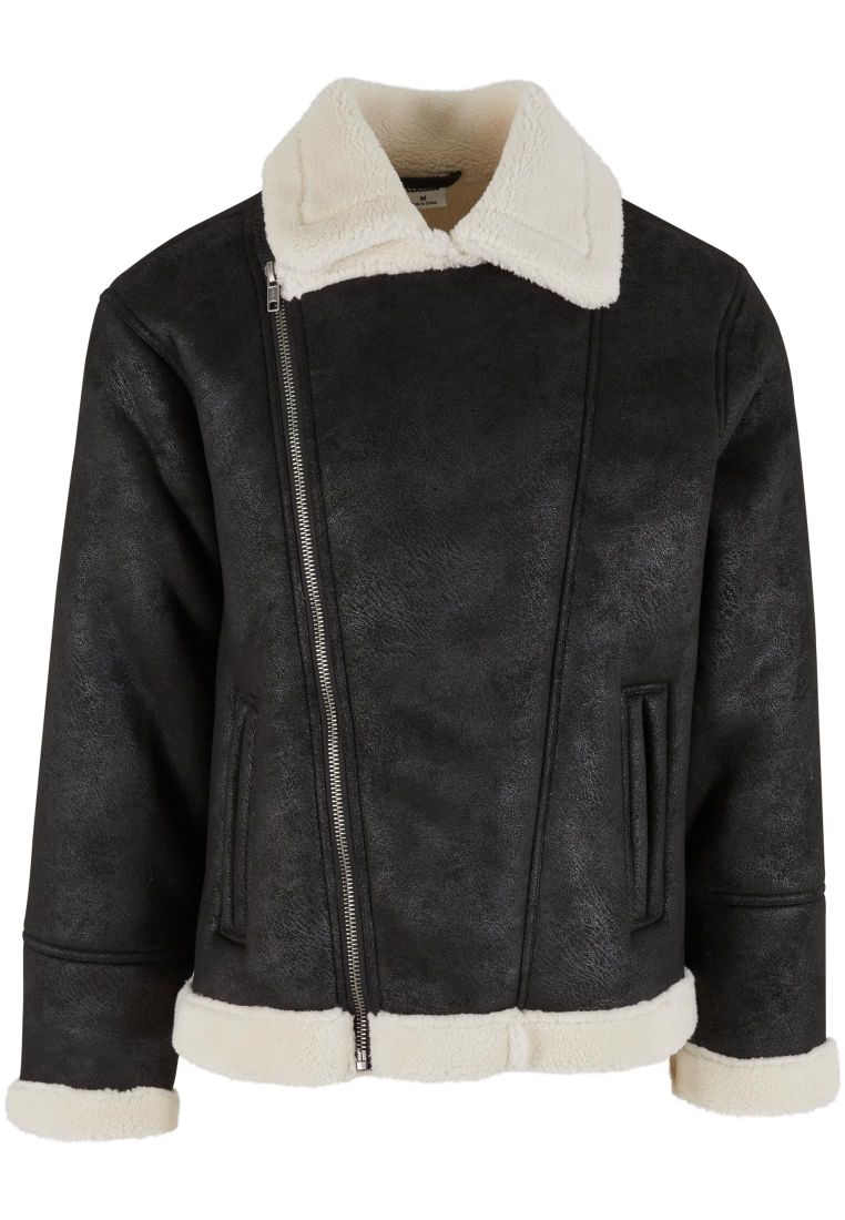 Shearling Biker Jacket - Mens Jackets - TTUTB7048 - 6