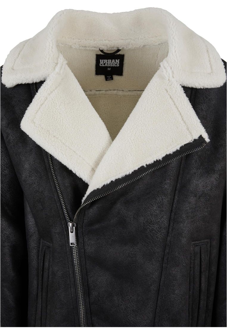 Shearling Biker Jacket - Mens Jackets - TTUTB7048 - 8