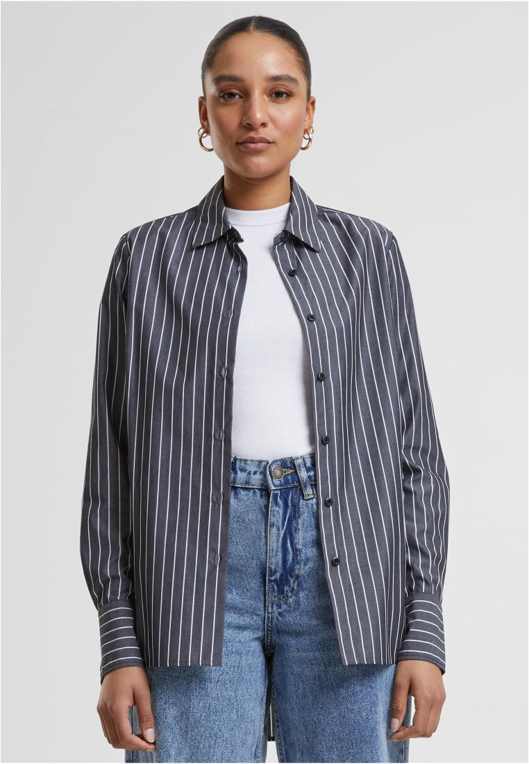 Ladies Striped Blouse -  - TTUTB7064 - 1