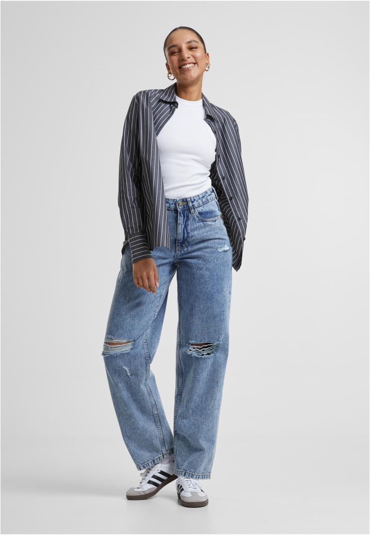 Ladies Striped Blouse -  - TTUTB7064 - 5