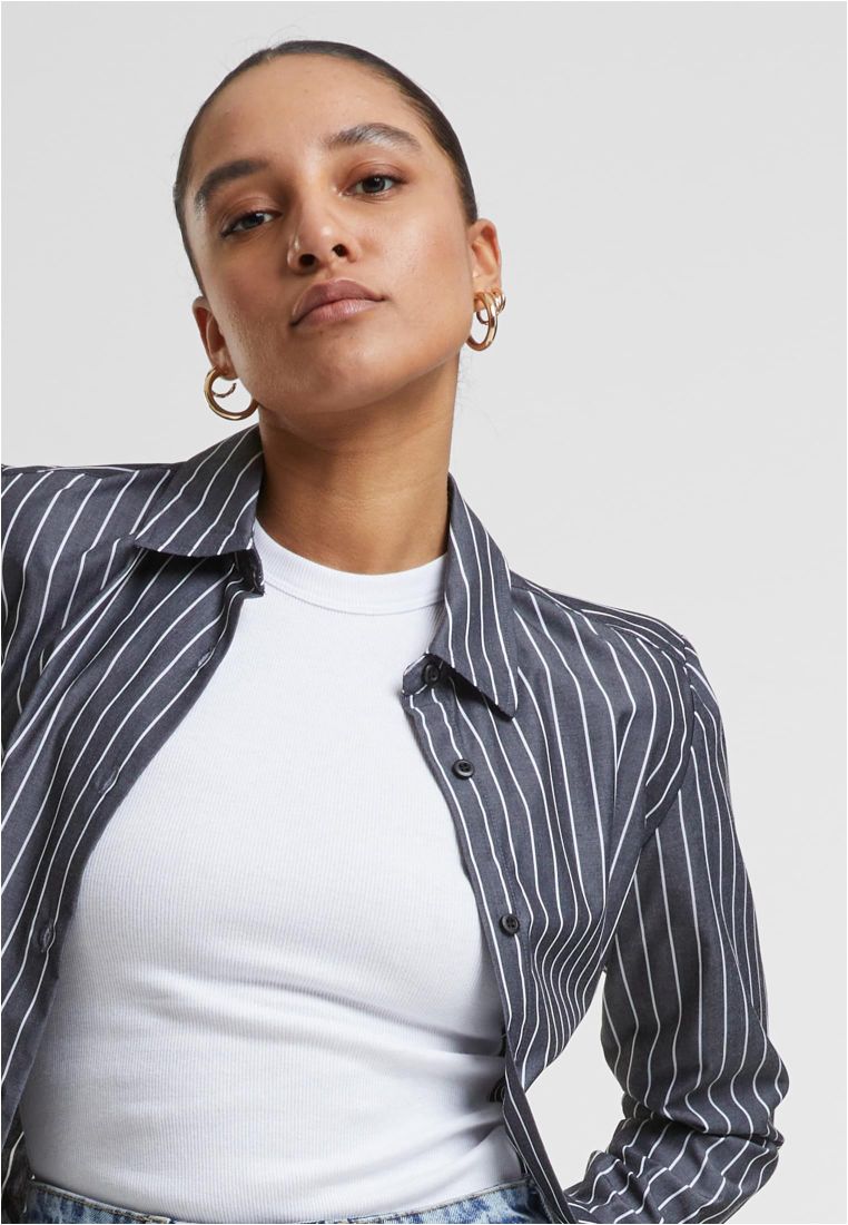 Ladies Striped Blouse -  - TTUTB7064 - 8