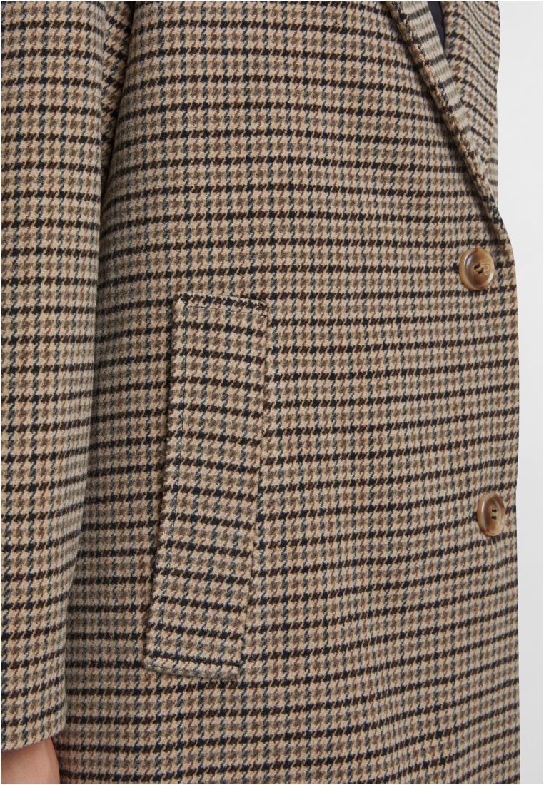Ladies Oversized Plaid Coat -  - TTUTB7070 - 6