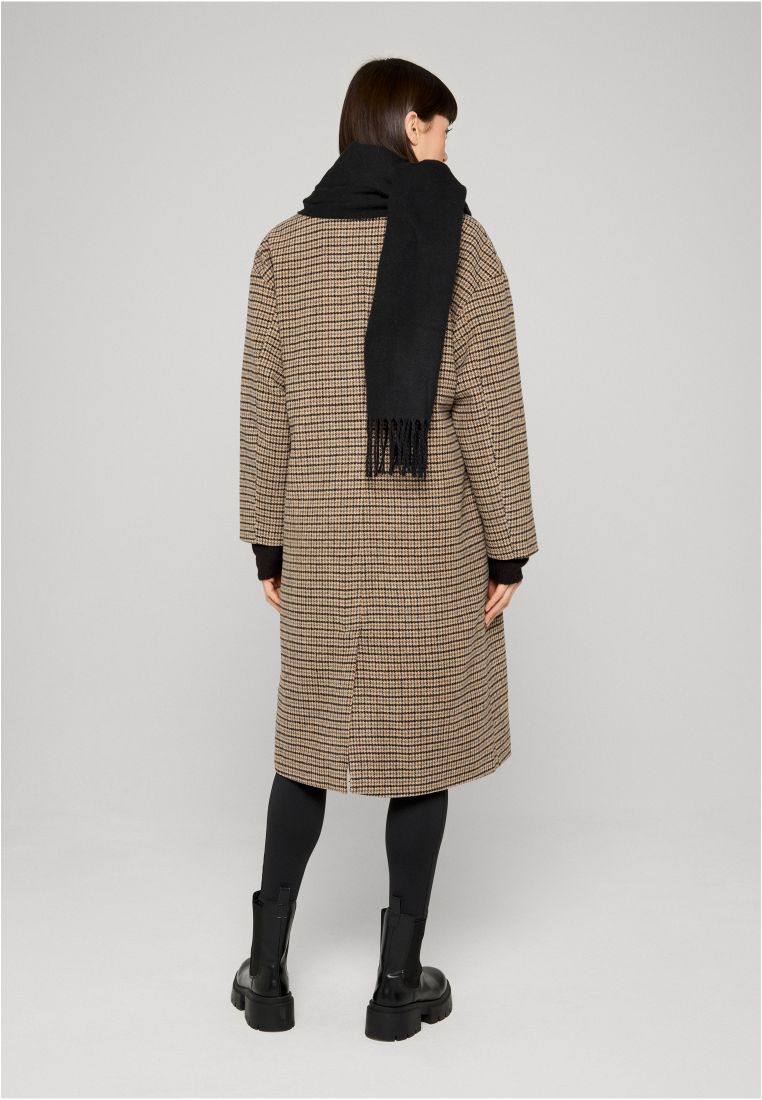 Ladies Oversized Plaid Coat -  - TTUTB7070 - 4