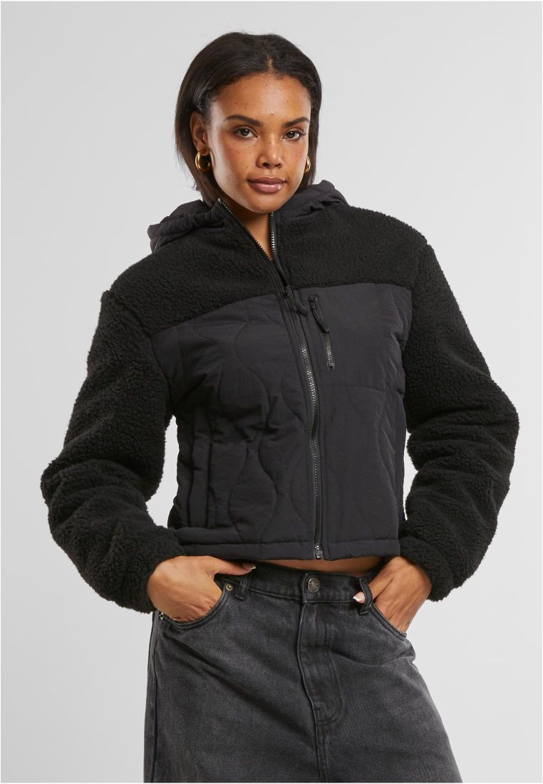Ladies Sherpa Crinkle Nylon Mix Jacket -  - TTUTB7071 - 31