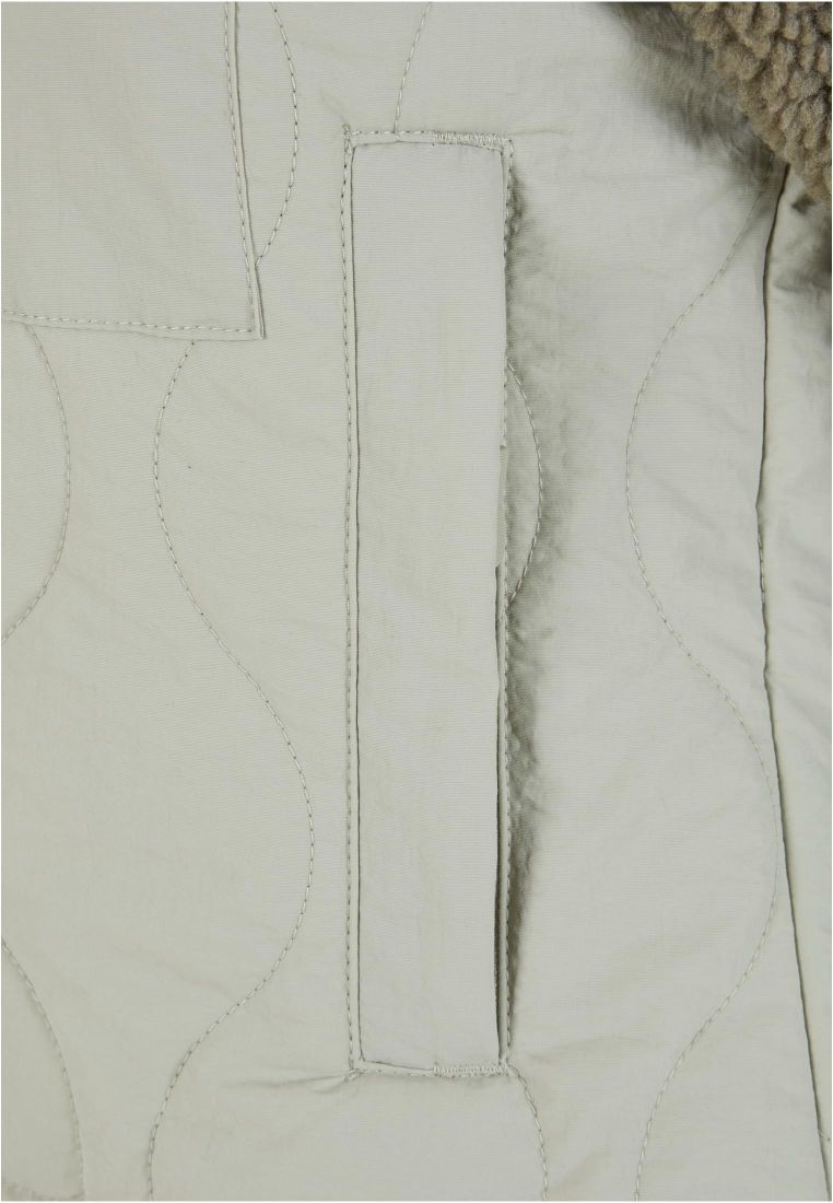 Ladies Sherpa Crinkle Nylon Mix Jacket - - TTUTB7071 - 586