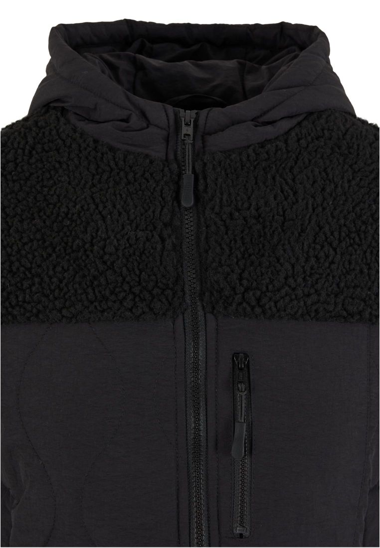 Ladies Sherpa Crinkle Nylon Mix Jacket - - TTUTB7071 - 5