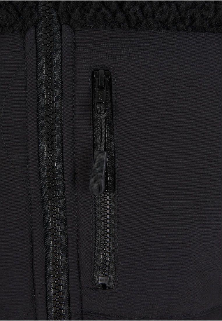 Ladies Sherpa Crinkle Nylon Mix Jacket - - TTUTB7071 - 7