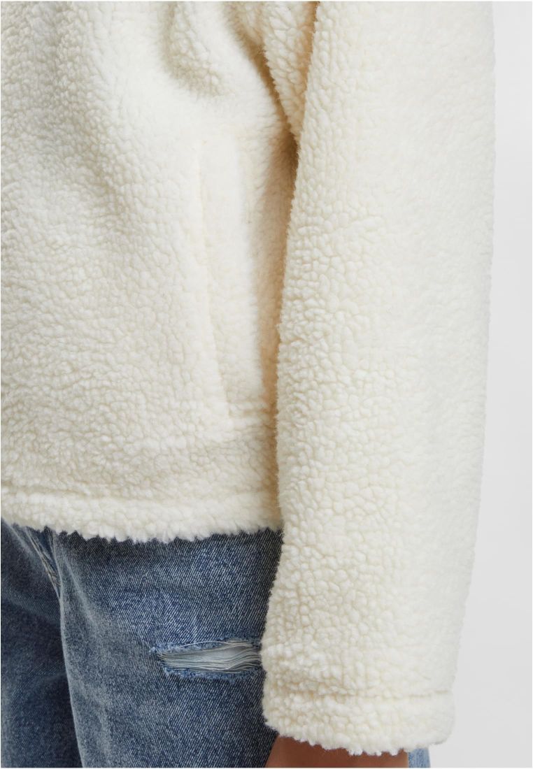 Ladies Short Hooded Sherpa Jacket - - TTUTB7072 - 307