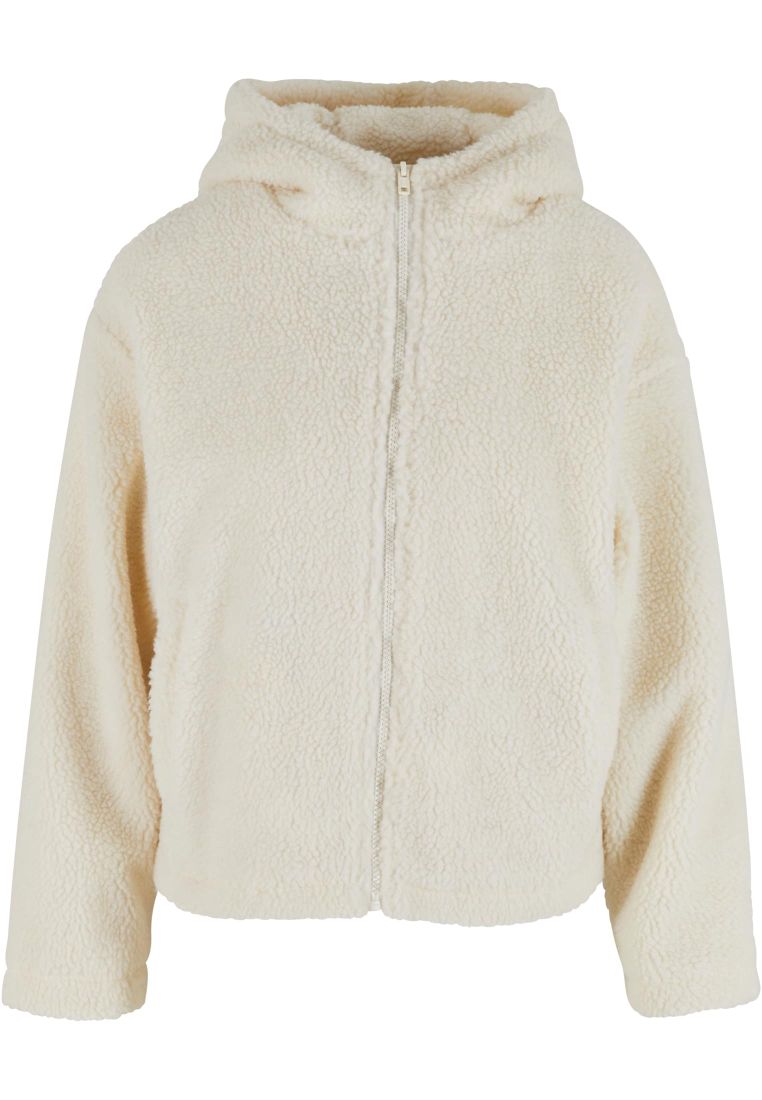 Ladies Short Hooded Sherpa Jacket - - TTUTB7072 - 302