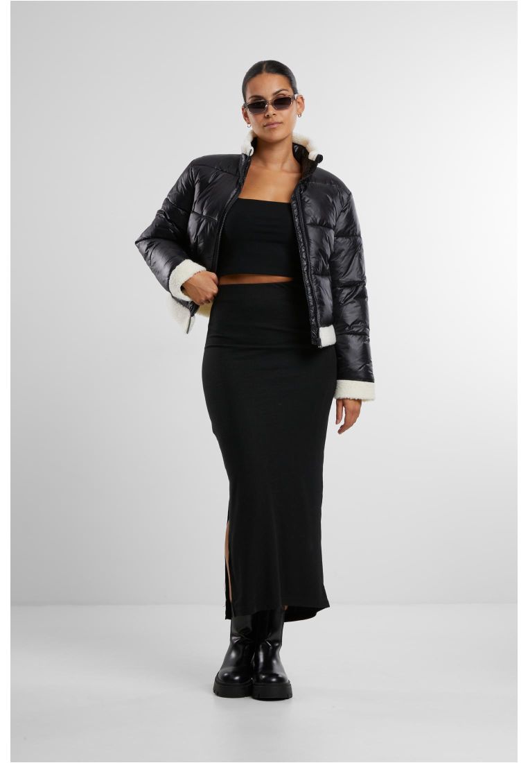 Ladies Recycled Shiny Puffer Sherpa Jack - Ladies Jackets - TTUTB7074 - 37