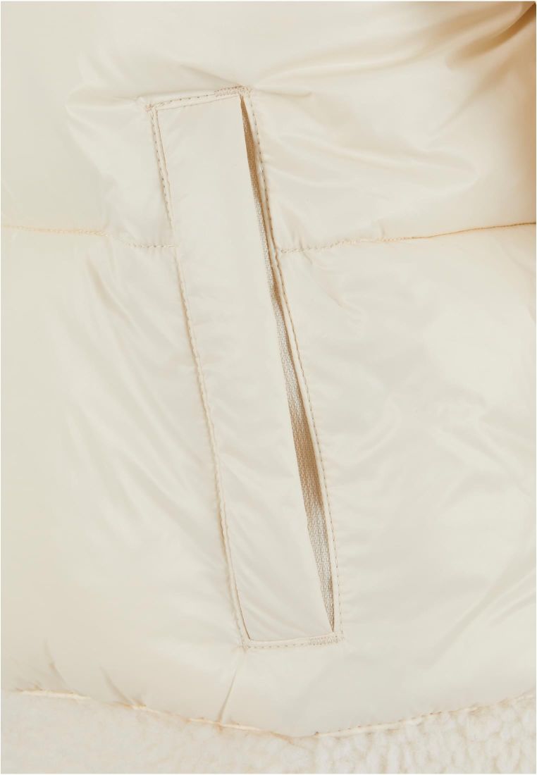 Ladies Recycled Shiny Puffer Sherpa Jack - Ladies Jackets - TTUTB7074 - 314