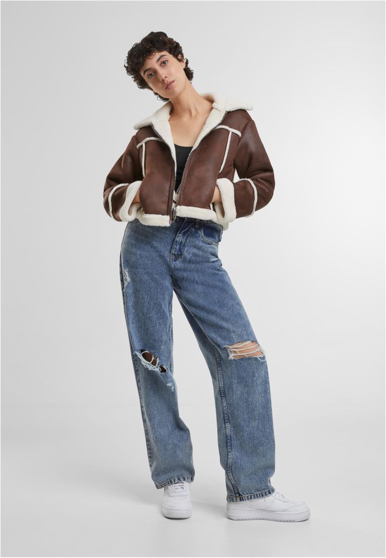 Ladies Shearling Jacket - Ladies Jackets - TTUTB7076 - 306