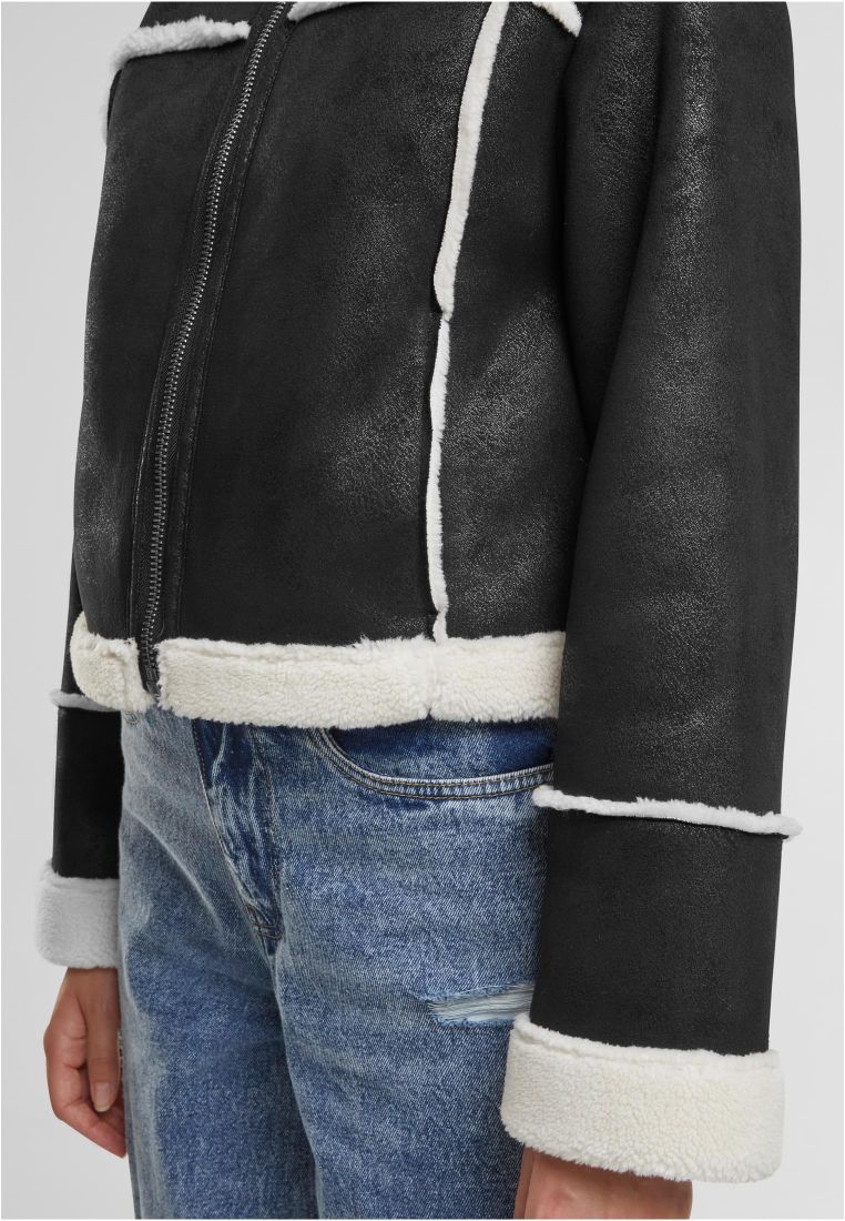 Ladies Shearling Jacket - Ladies Jackets - TTUTB7076 - 6