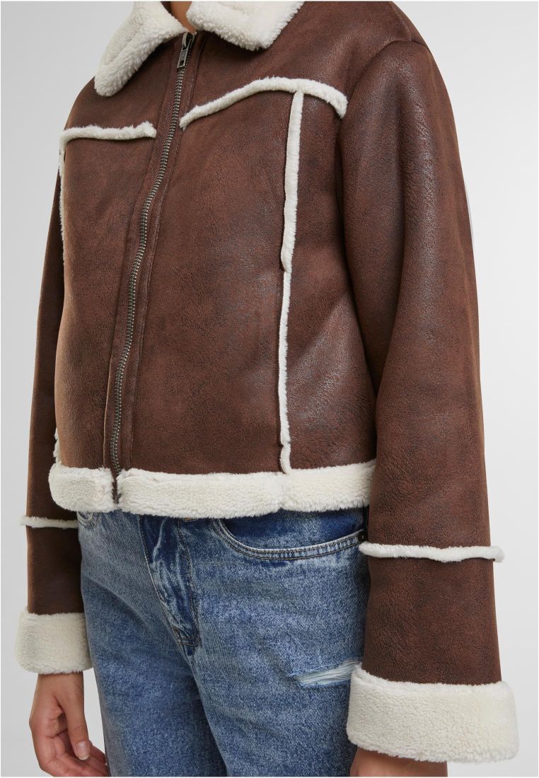 Ladies Shearling Jacket - Ladies Jackets - TTUTB7076 - 307