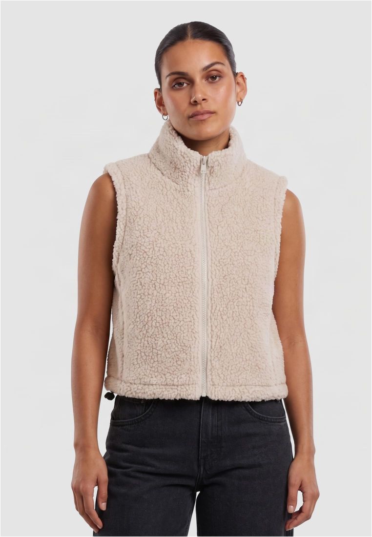 Ladies Short Sherpa Vest -  - TTUTB7087 - 571