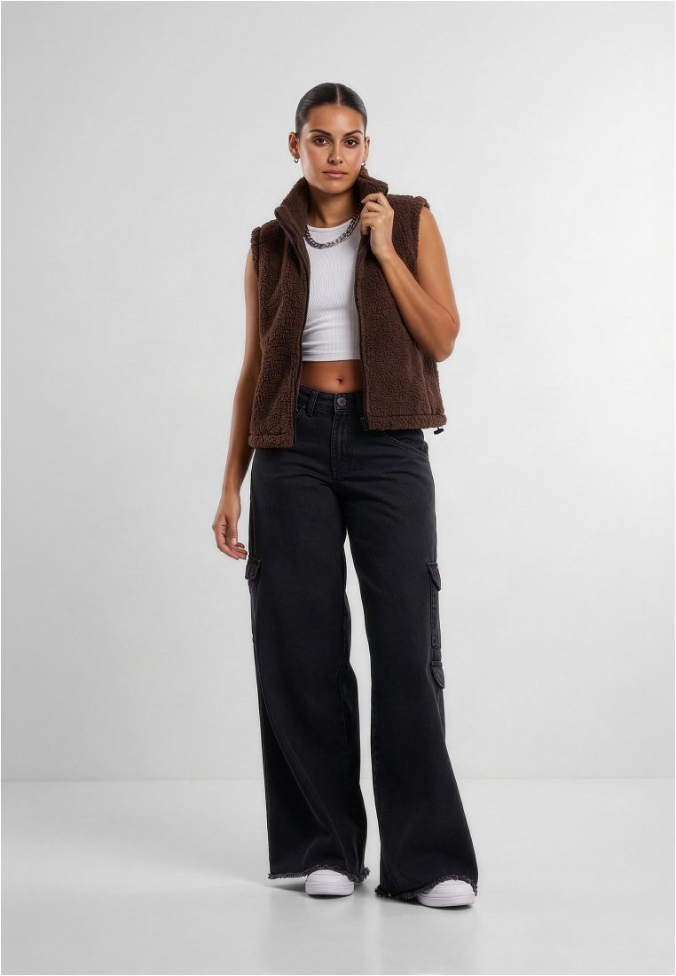 Ladies Short Sherpa Vest -  - TTUTB7087 - 306