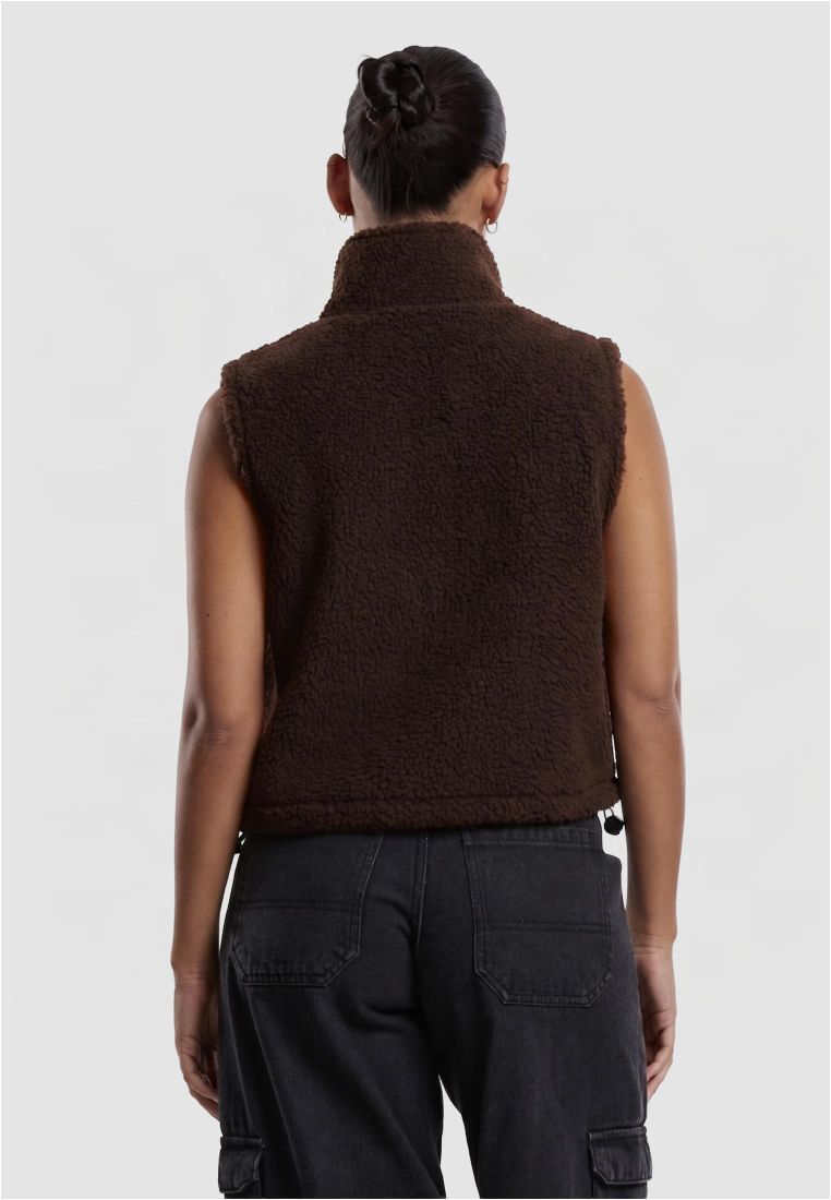 Ladies Short Sherpa Vest -  - TTUTB7087 - 305