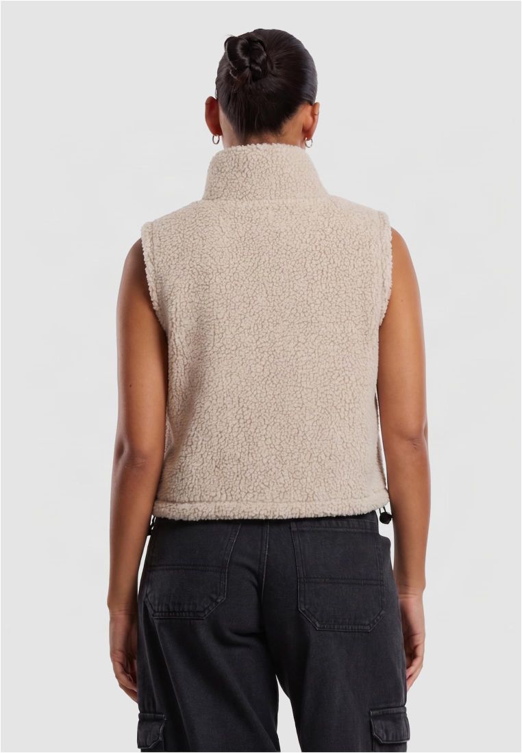 Ladies Short Sherpa Vest -  - TTUTB7087 - 575