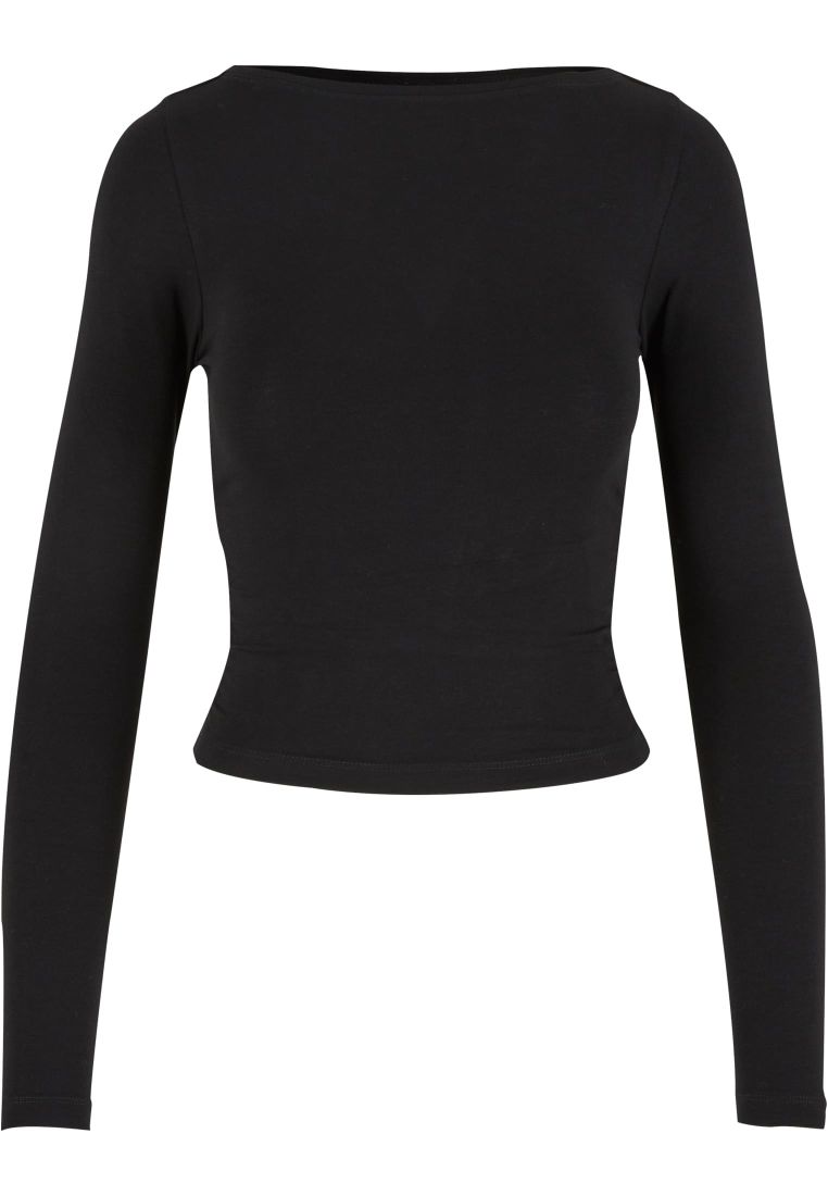 Ladies Ruffled Super Slim Longsleeve 2-P - - TTUTB7088A - 2
