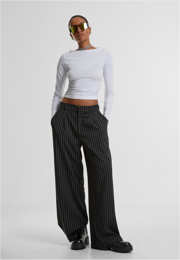 Ladies Ruffled Super Slim Longsleeve - - TTUTB7088 - 306