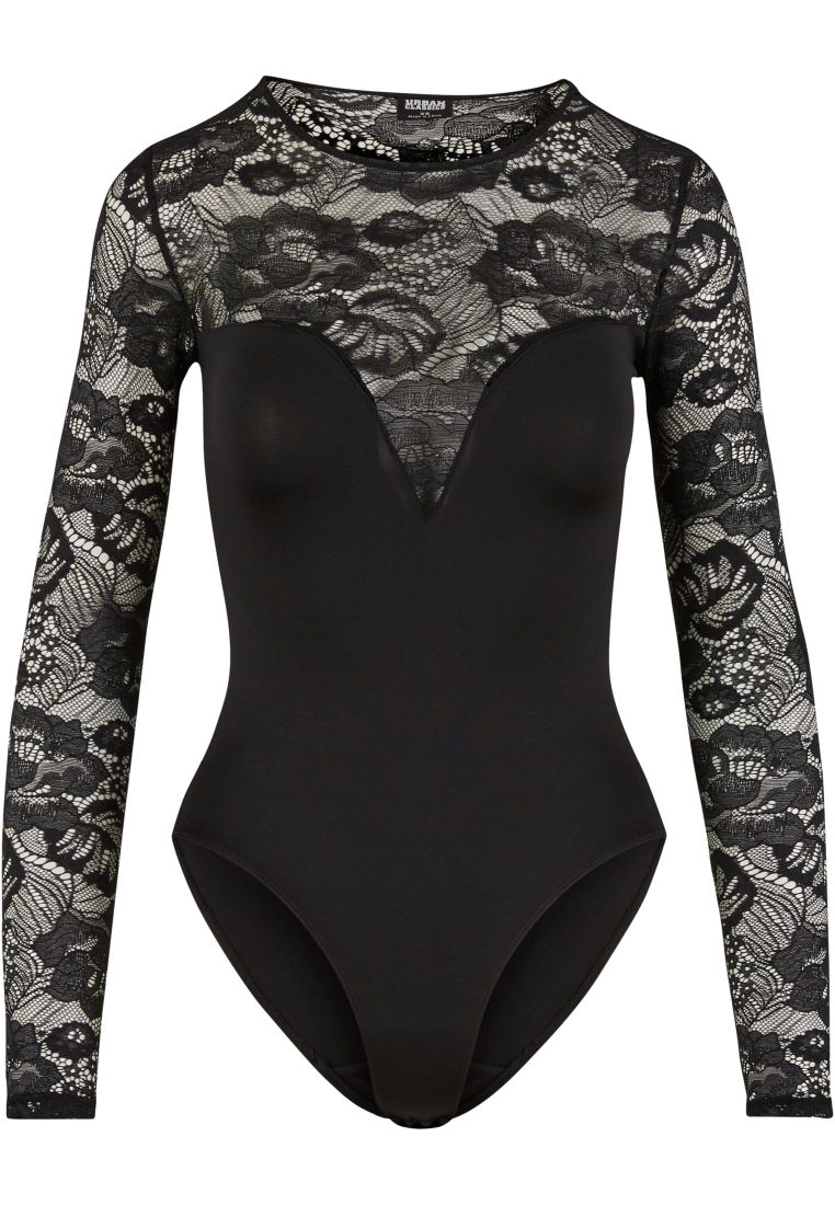 Ladies Round Neck Lace Body - - TTUTB7089 - 2