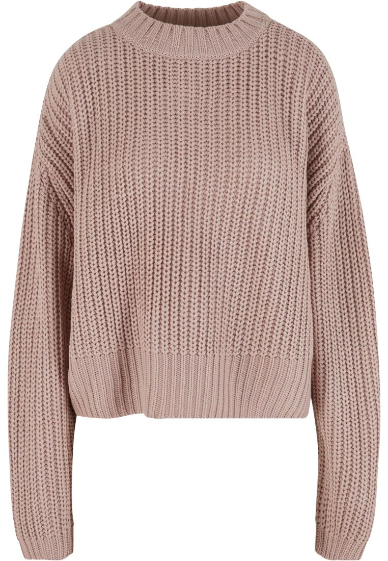 Ladies Wide Basic Oversized Sweater -  - TTUTB7093 - 572