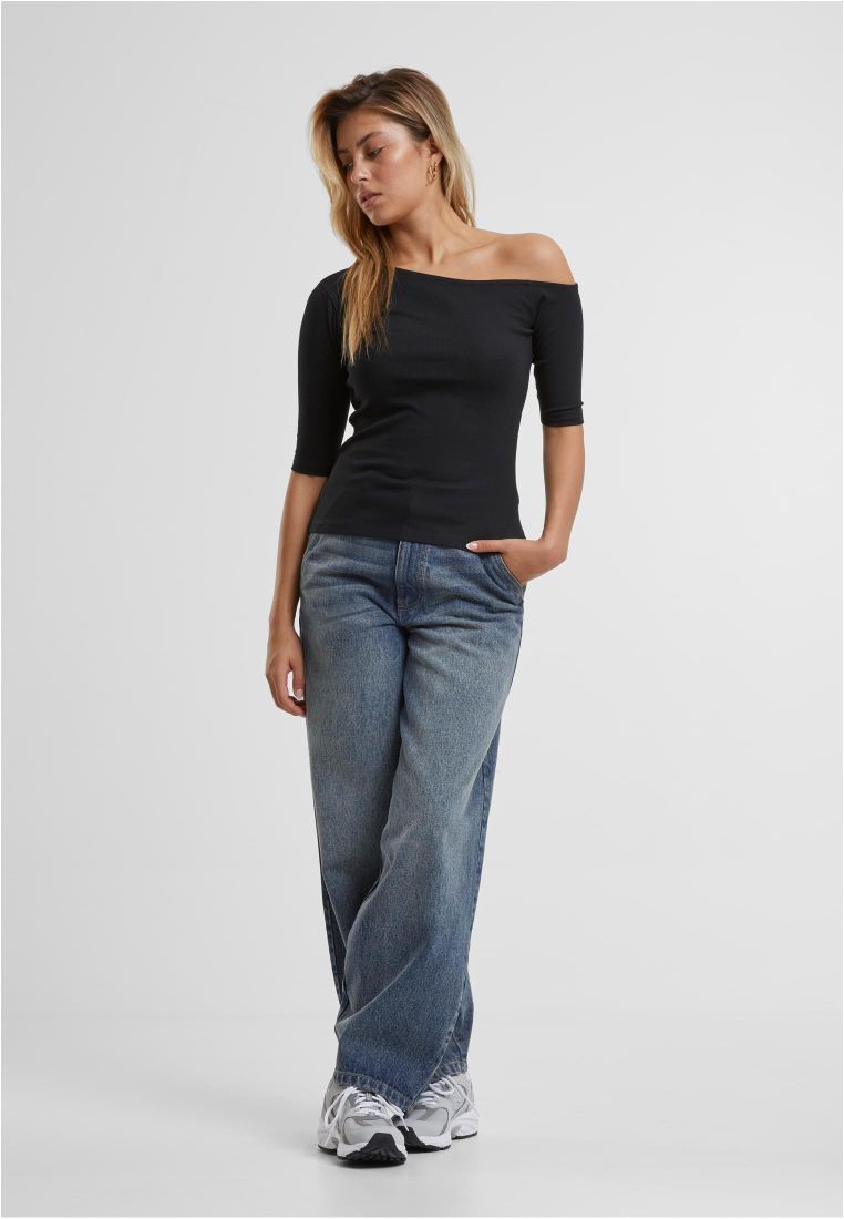 Ladies Organic Asymmetric Rib Tee - - TTUTB7096 - 37