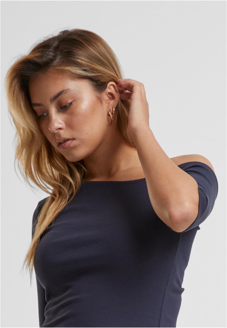 Ladies Organic Asymmetric Rib Tee - - TTUTB7096 - 309