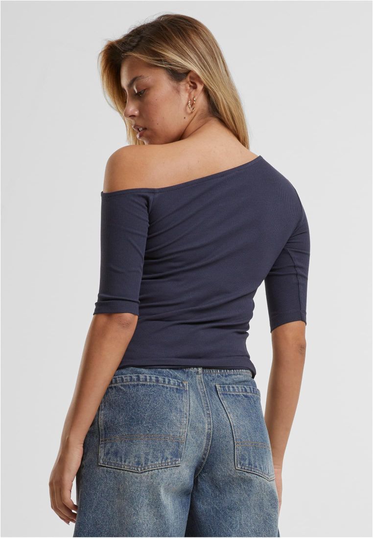 Ladies Organic Asymmetric Rib Tee - - TTUTB7096 - 306