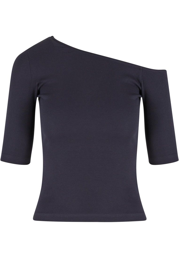 Ladies Organic Asymmetric Rib Tee - - TTUTB7096 - 302