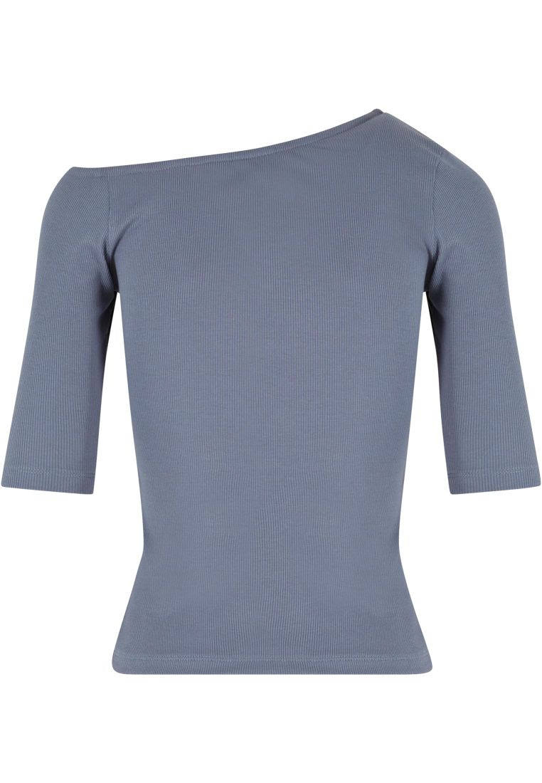 Ladies Organic Asymmetric Rib Tee - - TTUTB7096 - 849