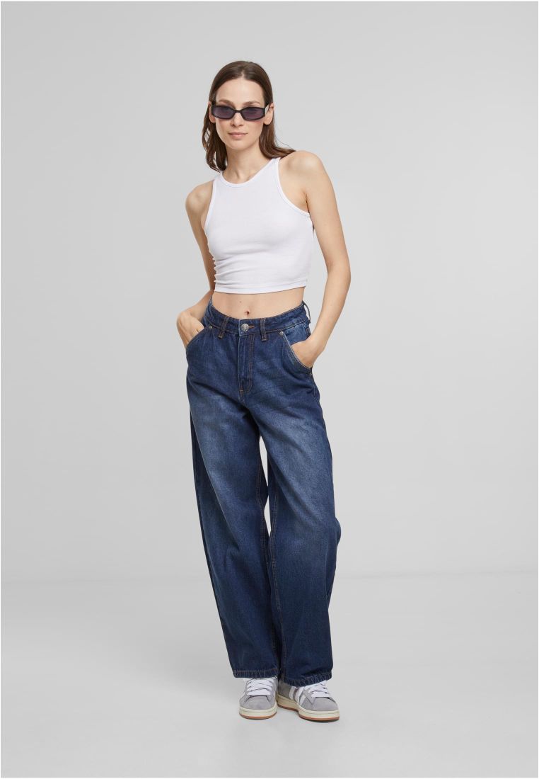 Ladies Tapered Baggy Jeans - Baggy Jeans - TTUTB7099 - 38