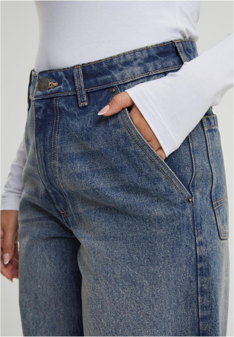 Ladies Tapered Baggy Jeans - Baggy Jeans - TTUTB7099 - 6