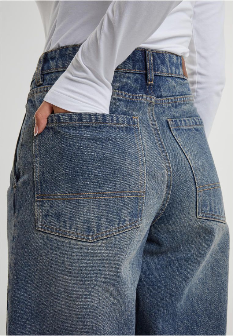 Ladies Tapered Baggy Jeans - Baggy Jeans - TTUTB7099 - 7