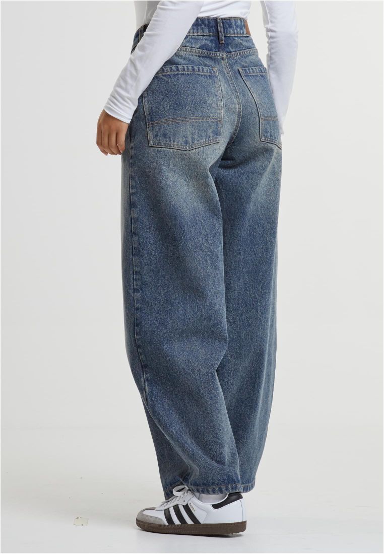 Ladies Tapered Baggy Jeans - Baggy Jeans - TTUTB7099 - 335