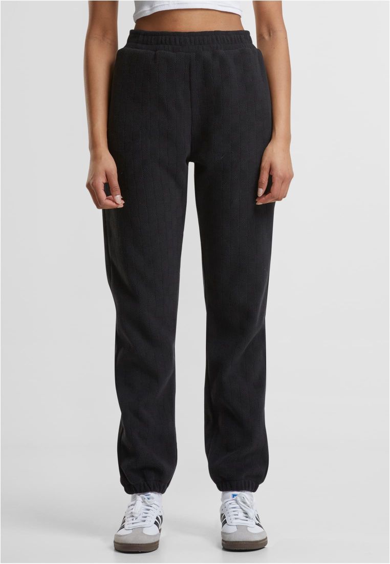 Ladies Jacquard Velvet Sweatpants -  - TTUTB7112 - 1