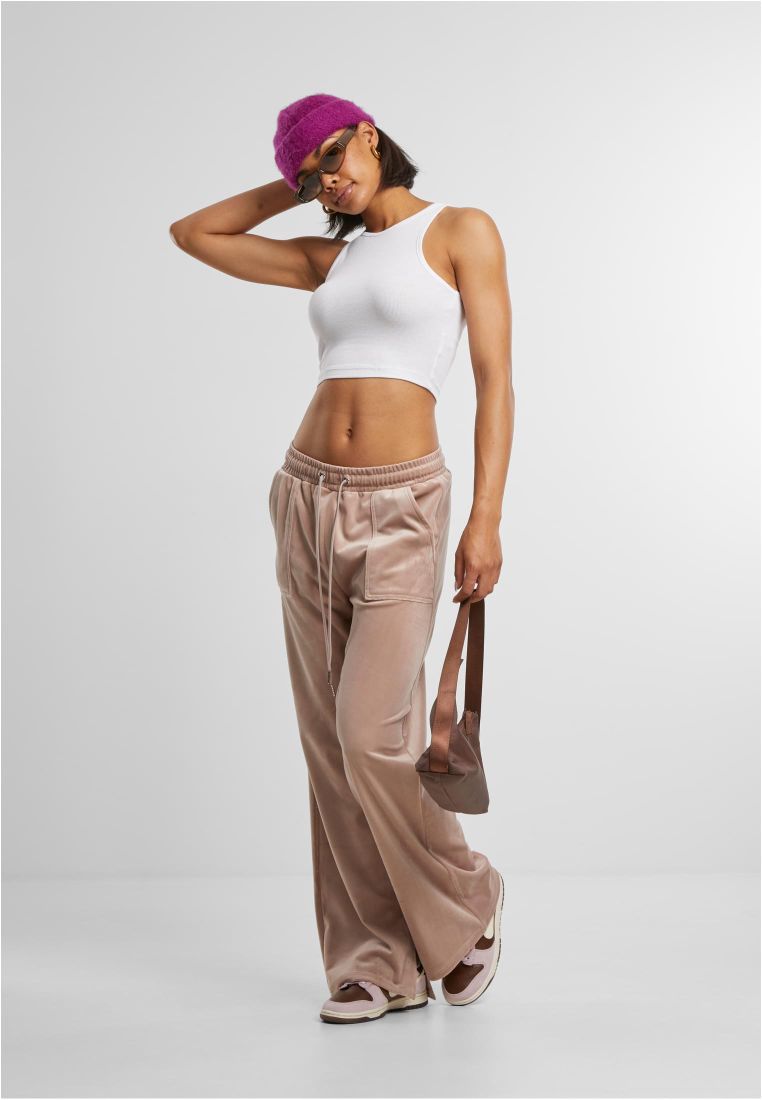 Ladies Velvet Sweatpants - - TTUTB7114 - 308