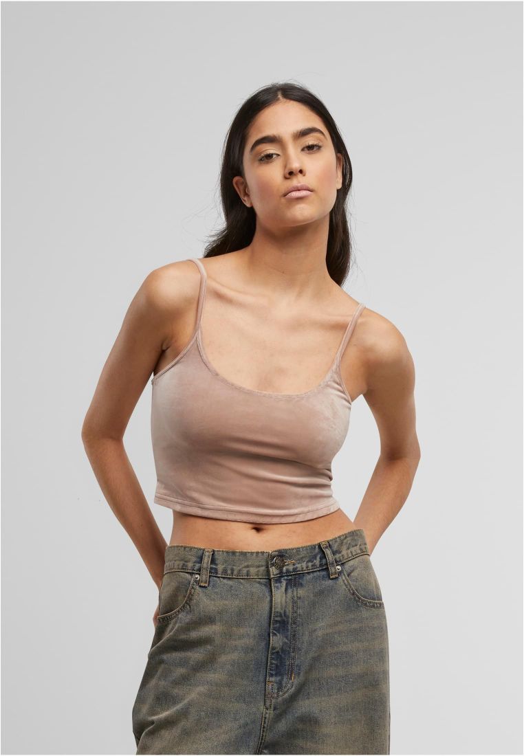 Ladies Short Velvet Top -  - TTUTB7115 - 301