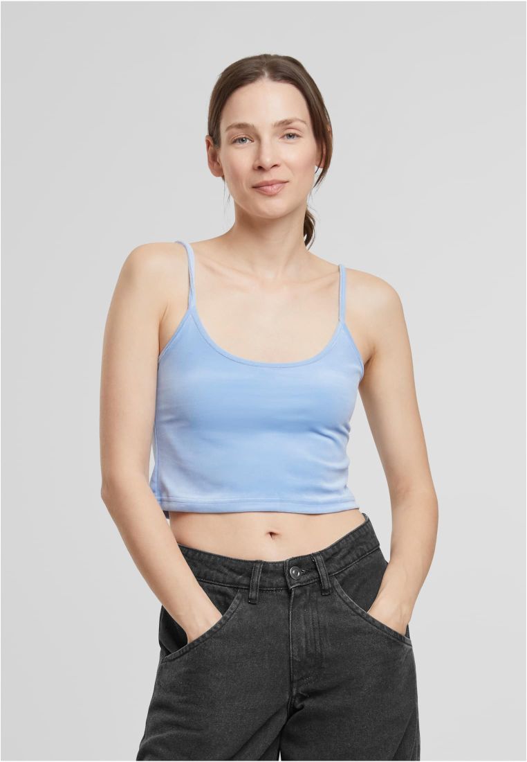 Ladies Short Velvet Top -  - TTUTB7115 - 571