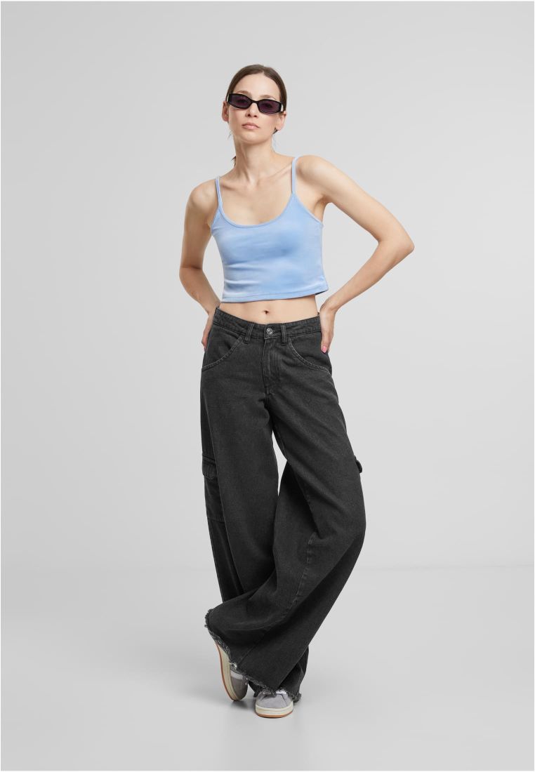 Ladies Short Velvet Top - - TTUTB7115 - 576