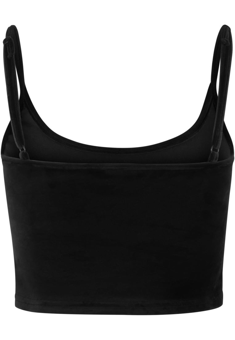 Ladies Short Velvet Top - - TTUTB7115 - 7